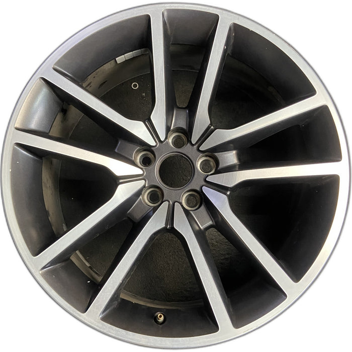 20" CHALLENGER 20 20x8 , , V spoke Original OEM Wheel Rim - Front View