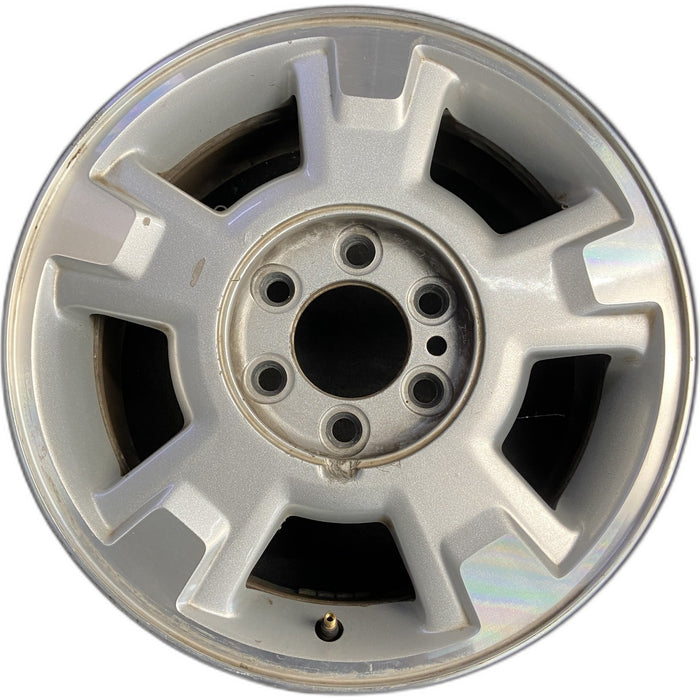 17" FORD F150 PICKUP 09-14 17x7.5, aluminum, 5 spoke, Original OEM Wheel Rim - Front View