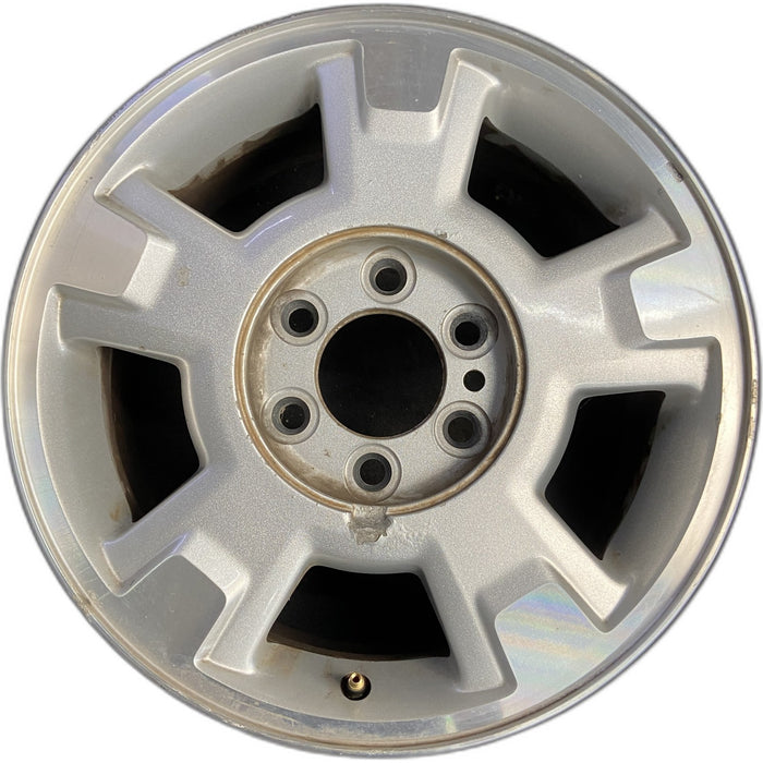 17" FORD F150 PICKUP 09-14 17x7.5, aluminum, 5 spoke, Original OEM Wheel Rim - Front View