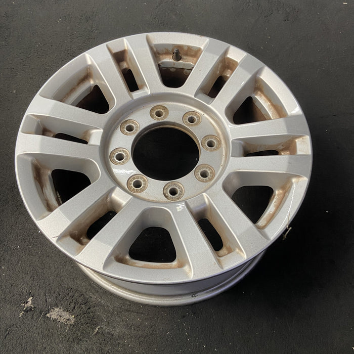 18" FORD F250SD PICKUP 17 18x8 , aluminum, 12 spoke , silver Original OEM Wheel - View 8
