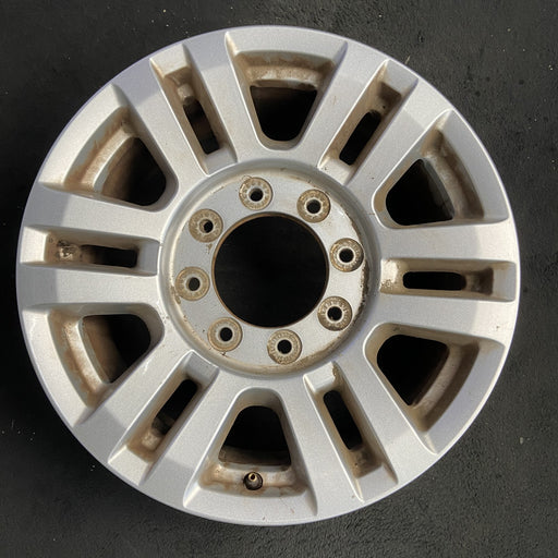 18" FORD F250SD PICKUP 17 18x8 , aluminum, 12 spoke , silver Original OEM Wheel - Additional View