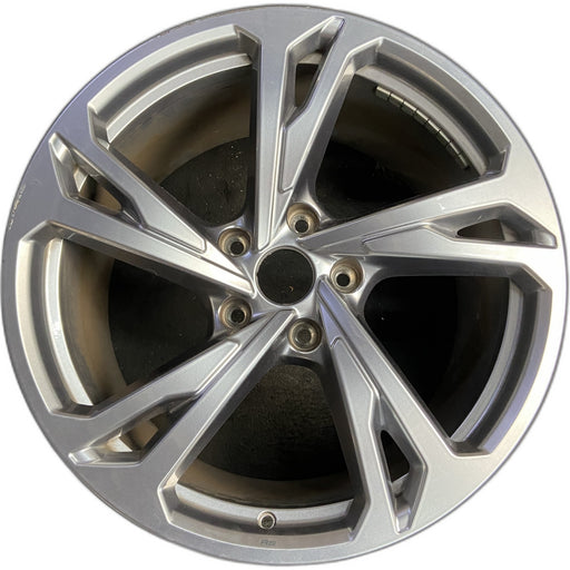 20" E-TRON GT 22-24 20x11, silver Original OEM Wheel Rim - Front View