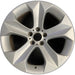 19" BMW X6 08-09 19x9 , rear , , wide groove spoke Original OEM Wheel Rim - Front View