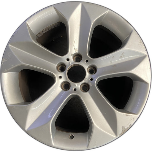 19" BMW X6 08-09 19x9 , front , 5 spoke, wide groove spoke Original OEM Wheel - Front View