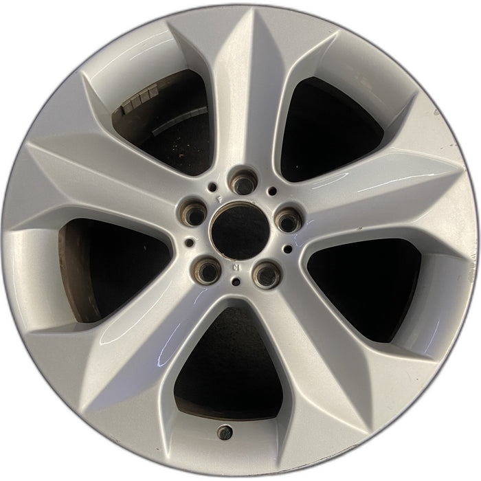 19" BMW X6 08-09 19x9 , front , 5 spoke, wide groove spoke Original OEM Wheel - Front View