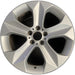 19" BMW X6 08-09 19x9 , front , 5 spoke, wide groove spoke Original OEM Wheel - Front View