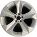 19" BMW X6 08-09 19x9 , rear , , wide groove spoke Original OEM Wheel Rim - Front View