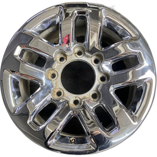 18" SILVERADO 2500 PICKUP 15-19 18x8, aluminum, 10 spoke, opt PYV Original OEM - Front View