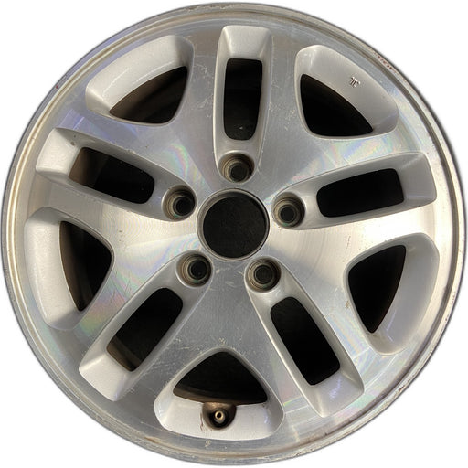 16" ACCORD 01-02 6 cylinder , 16x6.5, 10 spoke Original OEM Wheel Rim - Front View