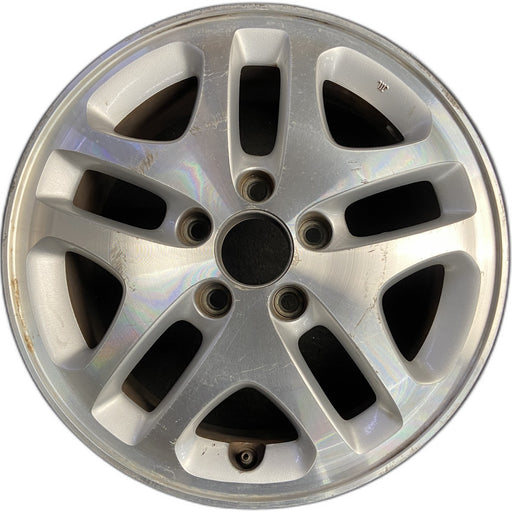 16" ACCORD 01-02 6 cylinder , 16x6.5, 10 spoke Original OEM Wheel Rim - Front View