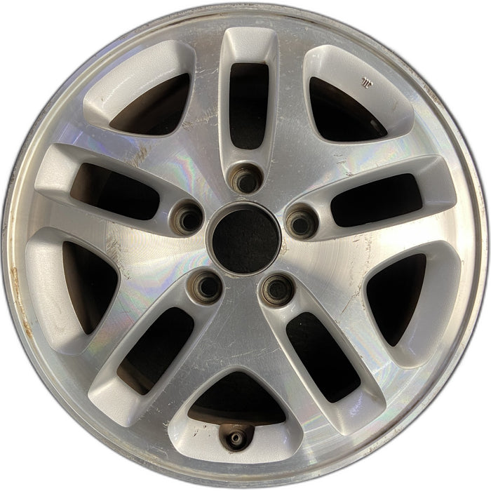 16" ACCORD 01-02 6 cylinder , 16x6.5, 10 spoke Original OEM Wheel Rim - Front View