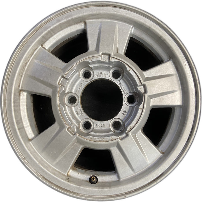 15" CANYON 04-08 15x6.5, 4x2, Original OEM Wheel Rim - Front View