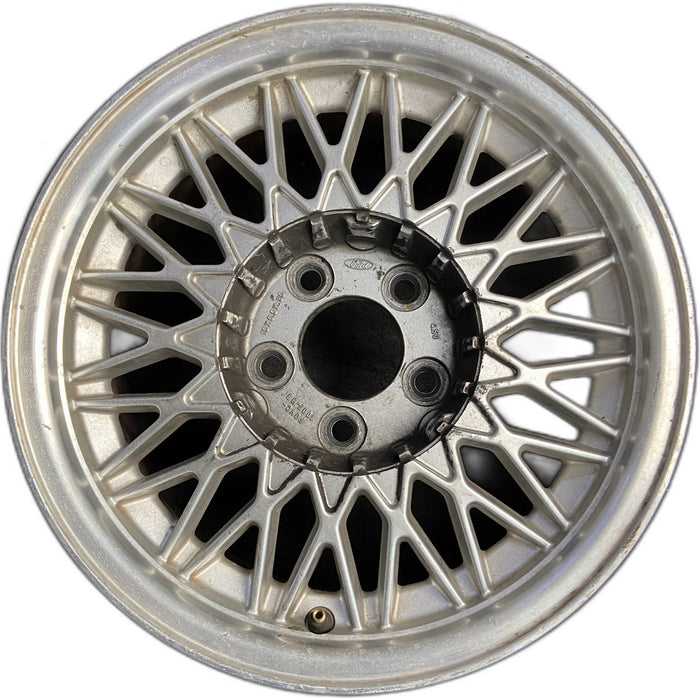15" GRAND MARQUIS 91 15x6.5, aluminum, lacy spoke design Original OEM Wheel Rim - Front View