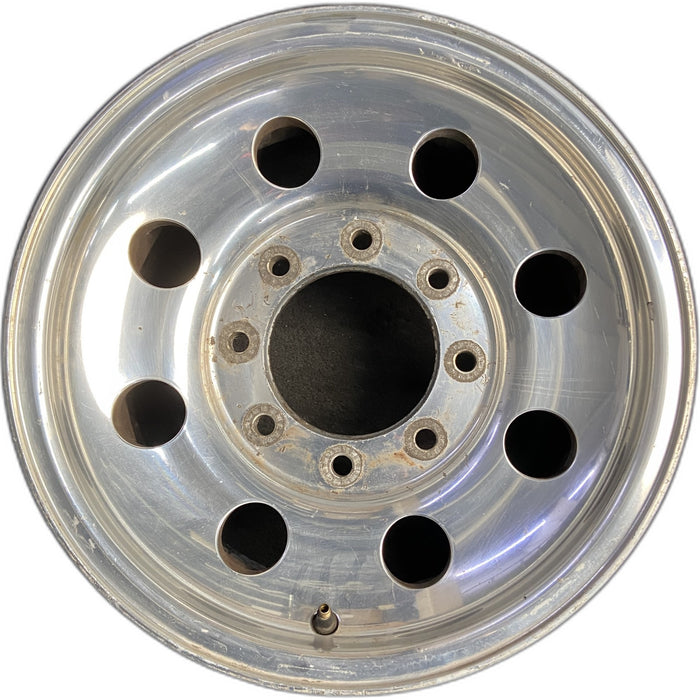 16" EXCURSION 01-05 , aluminum, 8 round holes Original OEM Wheel Rim - Front View