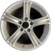 17" BMW 320i 12-13 , 17x7.5 , 5 spoke, triple edge spoke Original OEM Wheel Rim - Front View