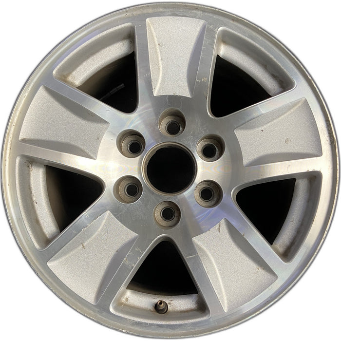 17" SIERRA 1500 PICKUP 19 classic , 17x8, 5 spoke Original OEM Wheel Rim - Front View