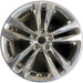 19" SORENTO 14-15 19x7.5 , chrome finish, V shape large opening, w/o Original - Front View