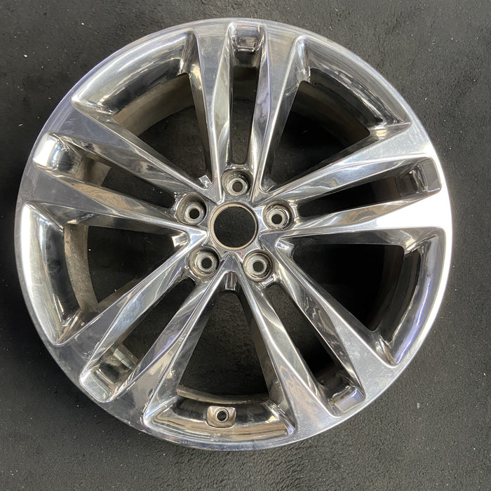 19" SORENTO 14-15 19x7.5 , chrome finish, V shape large opening, w/o Original - Additional View