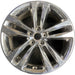 19" SORENTO 14-15 19x7.5 , chrome finish, V shape large opening, w/o Original - Front View
