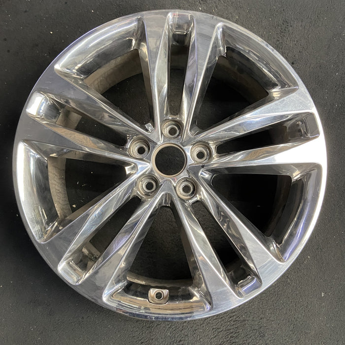 19" SORENTO 14-15 19x7.5 , chrome finish, V shape large opening, w/o Original - Additional View