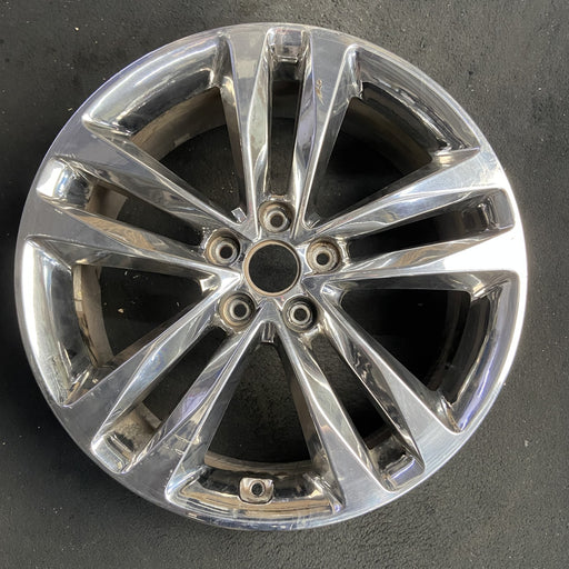 19" SORENTO 14-15 19x7.5 , chrome finish, V shape large opening, w/o Original - Additional View