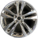 19" SORENTO 14-15 19x7.5 , chrome finish, V shape large opening, w/o Original - Front View