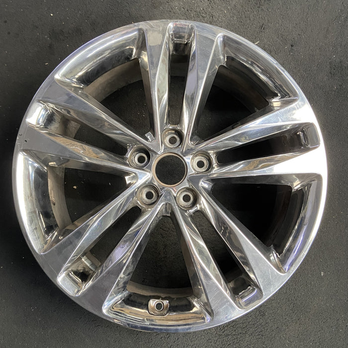 19" SORENTO 14-15 19x7.5 , chrome finish, V shape large opening, w/o Original - Additional View