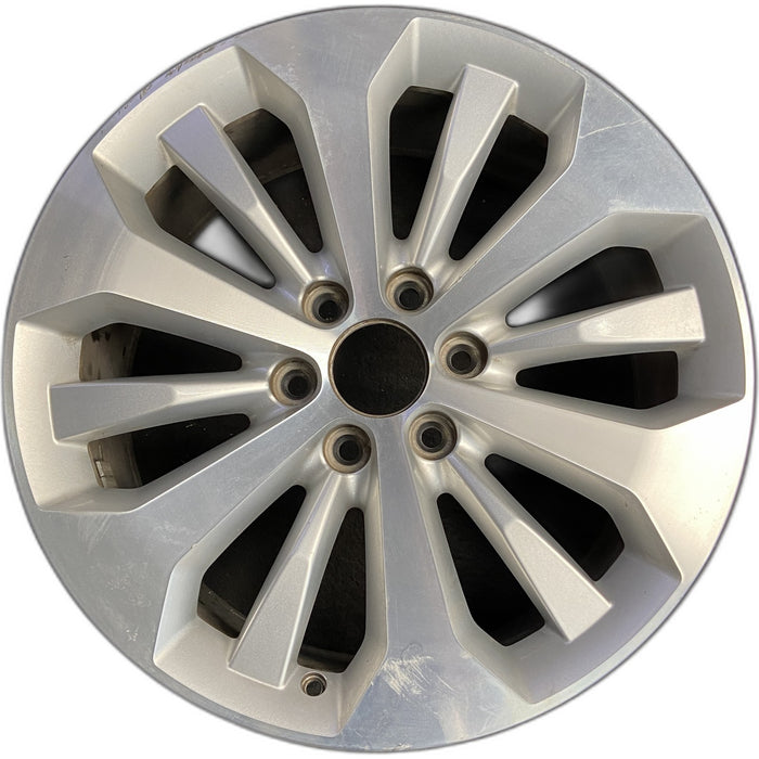 20" FORD F150 PICKUP 15-16 20x8.5, 12 spoke, , silver pockets Original OEM - Front View