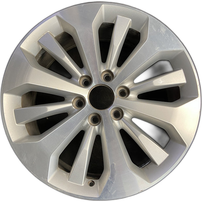 20" FORD F150 PICKUP 15-16 20x8.5, 12 spoke, , silver pockets Original OEM - Front View