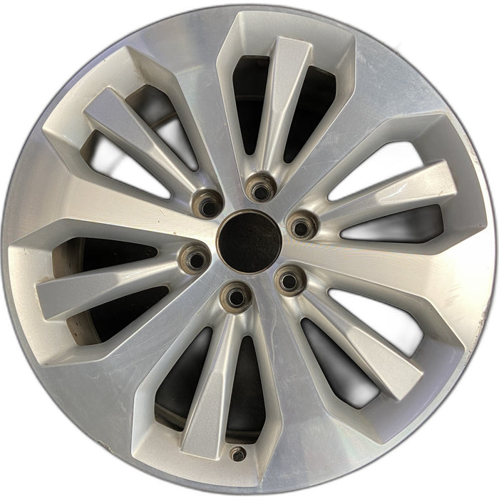 20" FORD F150 PICKUP 15-16 20x8.5, 12 spoke, , silver pockets Original OEM - Front View