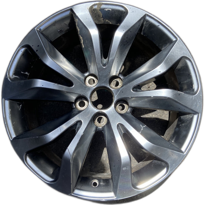 18" NX300 18-21 18x7.5 , , V spoke, Original OEM Wheel Rim - Front View