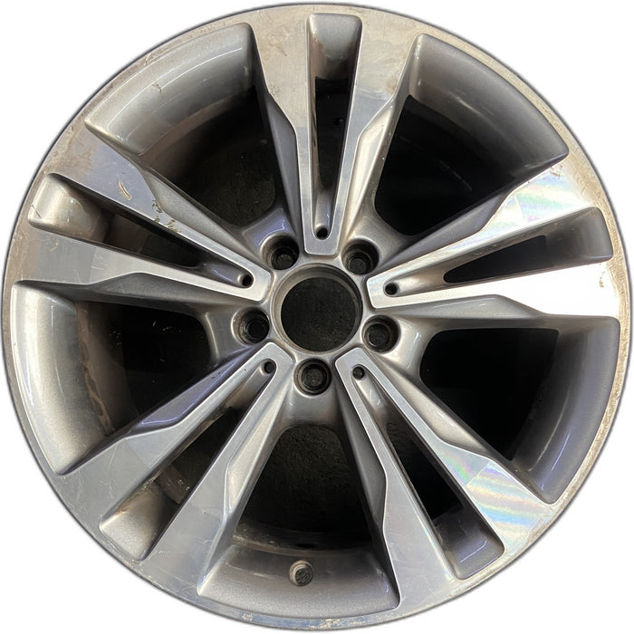 18" MERCEDES C-CLASS 15 205 Type; , C300, 18x8.5 Original OEM Wheel Rim - Front View