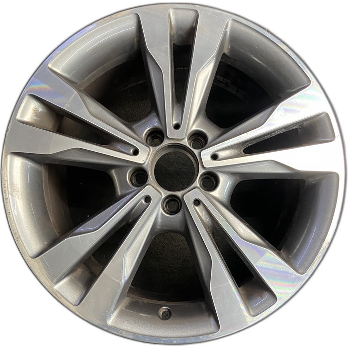 18" MERCEDES C-CLASS 15 205 Type; , C300, 18x8.5 Original OEM Wheel Rim - Front View