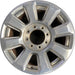 20" FORD F250SD PICKUP 17 20x8 , 8 spoke, polished, 4" center cap, Original OEM - Front View