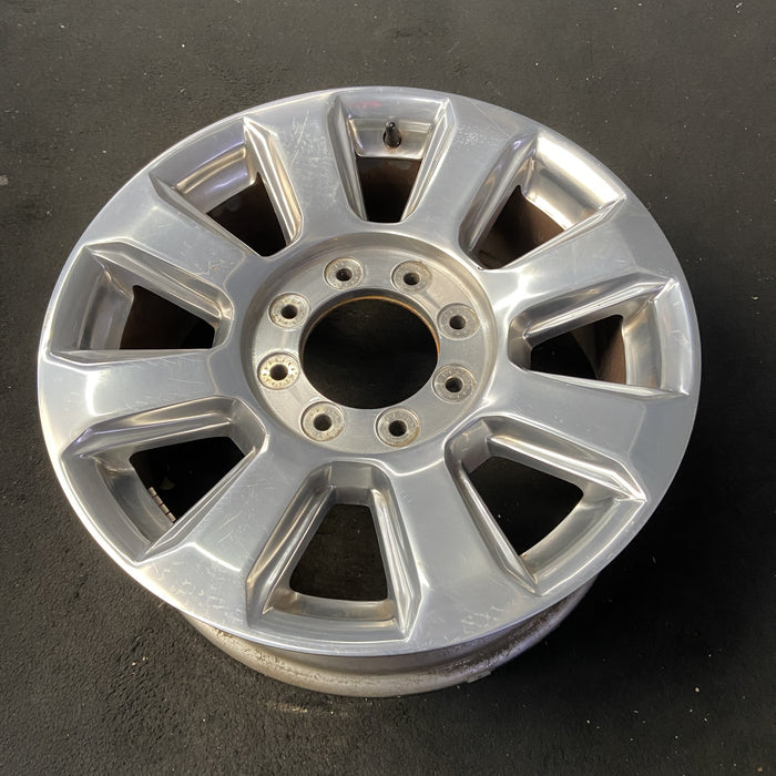 20" FORD F250SD PICKUP 17 20x8 , 8 spoke, polished, 4" center cap, Original OEM - View 8