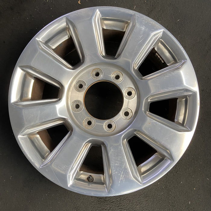 20" FORD F250SD PICKUP 17 20x8 , 8 spoke, polished, 4" center cap, Original OEM - Additional View