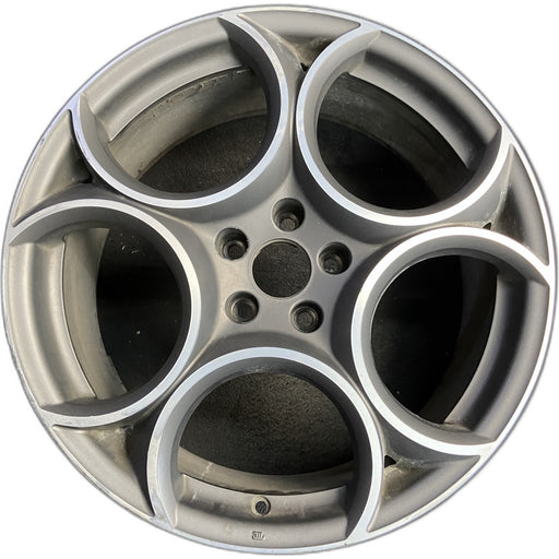 19" STELVIO 18-21 , 19x8, 5 spoke, 5 hole design Original OEM Wheel Rim - Front View