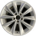 18" BMW X3 11-14 18x8 , , V spoke design, silver Original OEM Wheel Rim - Front View