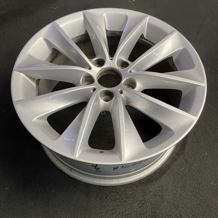 18" BMW X3 11-14 18x8 , , V spoke design, silver Original OEM Wheel Rim - View 7