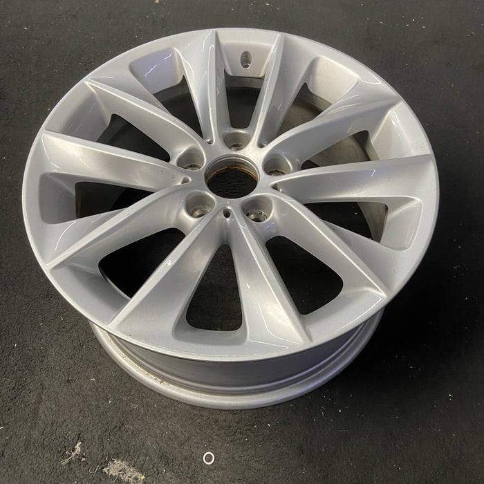 18" BMW X3 11-14 18x8 , , V spoke design, silver Original OEM Wheel Rim - View 8