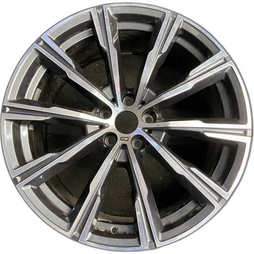 20" BMW X5 19-25 20x9, 10 spoke Original OEM Wheel Rim - Front View