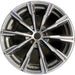 20" BMW X5 19-25 20x9, 10 spoke Original OEM Wheel Rim - Front View