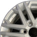 18" SEQUOIA 23-24 18x7.5, 6 double spoke, silver Original OEM Wheel Rim - Angle View