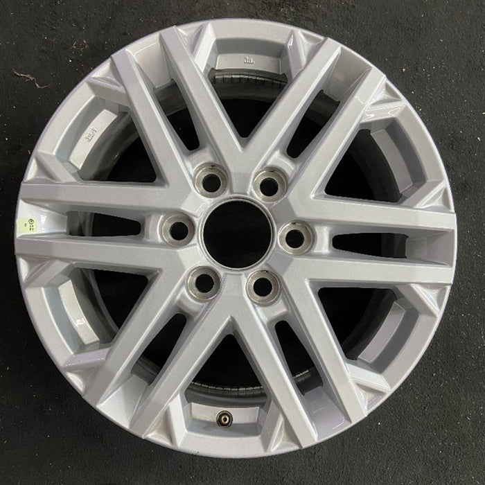 18" SEQUOIA 23-24 18x7.5, 6 double spoke, silver Original OEM Wheel Rim - Front View