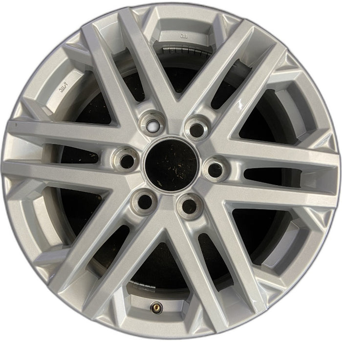 18" SEQUOIA 23-24 18x7.5, 6 double spoke, silver Original OEM Wheel Rim - Front View