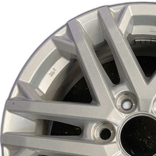 18" SEQUOIA 23-24 18x7.5, 6 double spoke, silver Original OEM Wheel Rim - Angle View