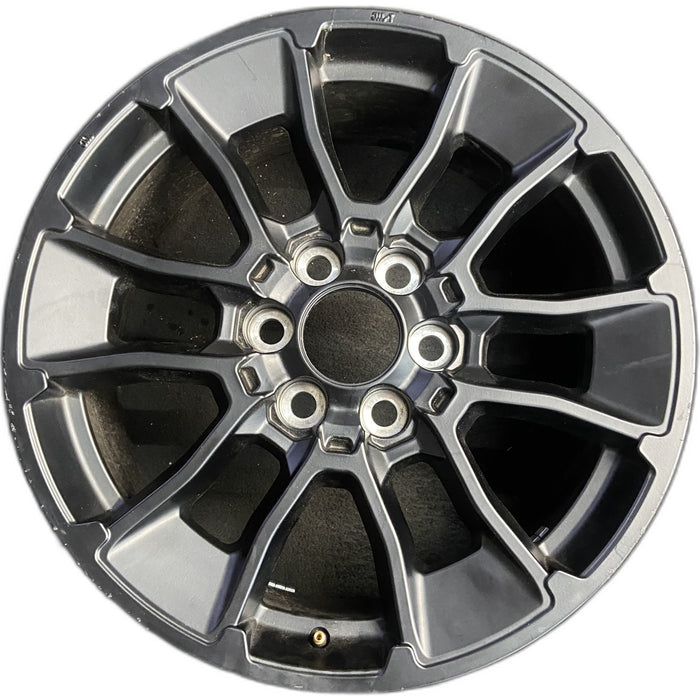 20" SEQUOIA 24-25 20x8.5, 6 Y spoke, black Original OEM Wheel Rim - Front View