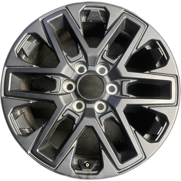 20" SEQUOIA 23-25 20x8, open spoke , matte black Original OEM Wheel Rim - Front View