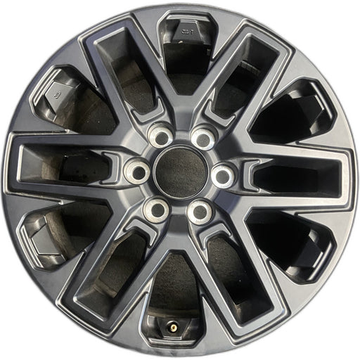 20" SEQUOIA 23-25 20x8, open spoke , matte black Original OEM Wheel Rim - Front View