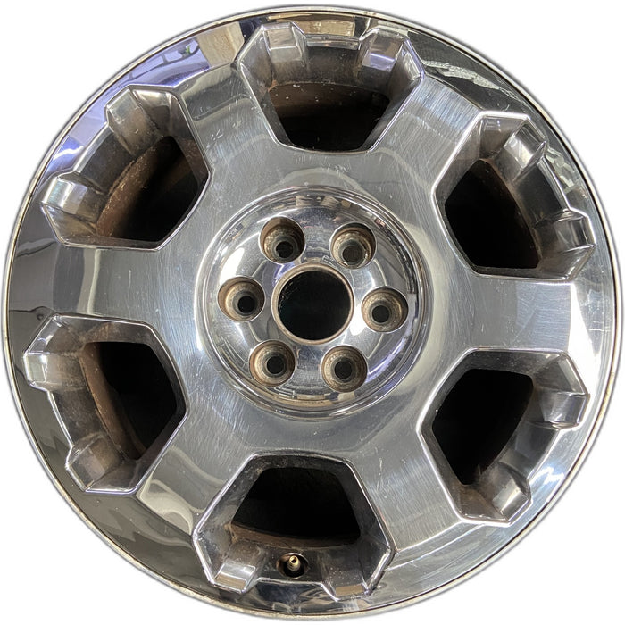 20" FORD F150 PICKUP 09-12 20x8.5, 6 spoke, chrome Original OEM Wheel Rim - Front View